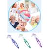 qiangXINGYai 3 Pcs Denture Cleaning Brush Portable Cleaning Brush False Teeth Brushes for Denture Care Denture Cleaner with Multi-Layered Soft Bristles and Dual Angled view 4