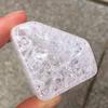 1pc Natural Polished Gemstone Tumbled Stone Natural Crack Clear Quartz Palm for feng Shui Decoration view 1