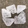 1pc Natural Polished Gemstone Tumbled Stone Natural Crack Clear Quartz Palm for feng Shui Decoration view 3