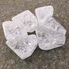 1pc Natural Polished Gemstone Tumbled Stone Natural Crack Clear Quartz Palm for feng Shui Decoration view 4