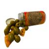 Harold's - OLMEC Spicy Olives - The Perfect Dirty Martini Olive - Packed With Fresh Garlic and Habanero - Made in Texas view 2