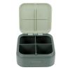 1pc Weekly Pill Organizer Case Portable Multi-Compartment Container for Medications Durable Green Material for Travel and Daily Use view 1