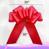 Big Red Car Bow 30in Large Giant for Car, Birthday Gift, Large Gift view 2