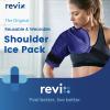 REVIX Shoulder Ice Pack Rotator Cuff Cold Therapy, Ice Packs for Injuries Reusable Gel for Shoulders Pain Relief, Bursitis and Swelling, Cold Compress Shoulder Ice Wrap view 2