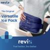 REVIX Ice Pack for Injuries Reusable Gel for Lower Back, Cold Packs for Back Shoulder, Elbow, Hip, Leg, Wrap Around Entire Knee, Soft Cold Compress,16  9" Navy view 2