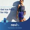 REVIX Ice Pack for Hip Replacement, Flexible Gel Cold Pack for Discomfort Relief, Hip Ice Compression Wrap Cold Compress Therapy, Navy view 2