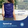 REVIX Large Ice Pack for Back, 13 x 21 Reusable Gel Cold Pack for Full Back Coverage, Cold Compress Wrap for Shoulder, Hip, Leg Relief, Ideal for Fatigue, Muscle Soreness, and Daily Recovery, Navy view 3