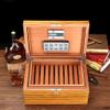Humidor Cedar Wood Cigar Large Capacity Cigar Box Office Cigar with humidifier and Hygrometer view 2
