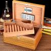 Humidor Cedar Wood Cigar Large Capacity Cigar Box Office Cigar with humidifier and Hygrometer view 3