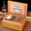 Humidor Cedar Wood Cigar Large Capacity Cigar Box Office Cigar with humidifier and Hygrometer view 4