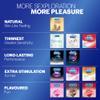 Durex Extra Thin Flavoured Condoms, 10s, Pack of 3 (Bubblegum + Chocolate + Strawberry) view 2