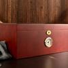 Humidor Cigar Cedar Wood with humidifier Office Cigar Box Cigar Storage Compartment Moisturizing Cigar case view 2