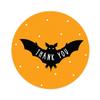 Andaz Press Halloween Thank You Stickers 2 Inch Round 40 Bulk Pack Bat Happy Halloween Stickers Labels for Kids Treat Bags Goodie Bags Toddler Treats Halloween Party Favors Envelopes view 1