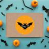 Andaz Press Halloween Thank You Stickers 2 Inch Round 40 Bulk Pack Bat Happy Halloween Stickers Labels for Kids Treat Bags Goodie Bags Toddler Treats Halloween Party Favors Envelopes view 4