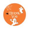 Andaz Press Halloween Thank You Stickers 2 Inch Round 40 Bulk Pack Scary Ghosts Happy Halloween Stickers Labels for Kids Treat Bags Goodie Bags Toddler Treats Halloween Party Favors Envelopes view 1