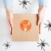 Andaz Press Halloween Thank You Stickers 2 Inch Round 40 Bulk Pack Scary Ghosts Happy Halloween Stickers Labels for Kids Treat Bags Goodie Bags Toddler Treats Halloween Party Favors Envelopes view 2