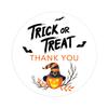 Andaz Press Halloween Thank You Stickers - 2 Inch Round, 40 Bulk, Trick or Treat, Pumpkin, Happy Halloween Stickers Labels for Kids Treat Bags & Party Favors view 1