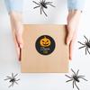 Andaz Press Halloween Thank You Stickers 2 Inch Round 40 Bulk Pack Spooky Pumpkin Happy Halloween Stickers Labels for Kids Treat Bags Goodie Bags Toddler Treats Halloween Party Favors Envelopes view 2