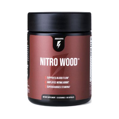 InnoSupps Nitro Wood - Supports Healthy Blood Flow | Nitric Oxide Supplement | Natural Immune Support | (60 Vegetarian Capsules)