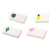 4 Pcs Square Daily Pill Organizer, 3 Compartments Portable Pill Case Travel Pill Organizer, 4 Cute Patterns Pill Box for Purse Pocket to Hold Vitamins, Cod Liver Oil, Supplements and Medication view 1