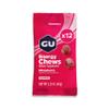 GU Energy Chews, Strawberry Energy Gummies with Electrolytes, Vegan, Gluten-Free, Kosher, 20 mg of Caffeine, and Dairy-Free On-the-Go Energy for Any Workout, 12 Bags (24 Servings Total) view 1