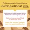 Almond Flour Snack Bars (Peanut Butter Chocolate) with Organic Coconut Oil, Chia Seeds, Sunflower Seeds, and Flax Seeds, 6oz, 3 Count view 3