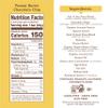 Almond Flour Snack Bars (Peanut Butter Chocolate) with Organic Coconut Oil, Chia Seeds, Sunflower Seeds, and Flax Seeds, 6oz, 6 Count view 2