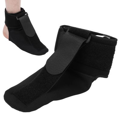 Plantar Fasciitis Night Splint, 1 Pack Drop Foot Orthotic Brace, Improved Dorsal Night Splint for Effective Relief from Plantar Fasciitis, Achilles Tendonitis, Heel and Ankle Pain, Black (S)