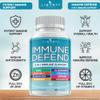 8 in 1 Immune Defense Support, Immunity Vitamins Supplement Booster Zinc 50mg, Vitamin C Elderberry VIT D3 5000 IU, Turmeric Curcumin & Ginger, Echinacea - Allergy Relief for Kids Adults (2 Pack) view 2
