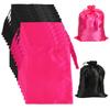 12 Pcs Silk Satin Wig Bags Hair Storage Bag With Drawstring Tassel for Packaging Wigs-Bundles-Hair Extensions and Hair Tools Multipurpose Large Bags view 1