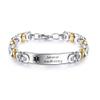 ZKXXJ Medical Alert ID Bracelets for Men Women Adrenal Insufficiency Stainless Steel Byzantine Chain Bracelet Medical Alert Bracelet Emergency Identification Bracelet Health Alert Jewelry view 1