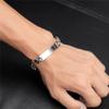 ZKXXJ Medical Alert ID Bracelets for Men Women Adrenal Insufficiency Stainless Steel Byzantine Chain Bracelet Medical Alert Bracelet Emergency Identification Bracelet Health Alert Jewelry view 4