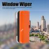 01 Glass Tools, Window Cleaner, Washing Adjustable with 2 Rags Magnetic Glider Car Windshields Mirrors for Home Office(Orange) view 2