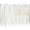 [400 Pack] Compostable Short Paper Straws Individually Wrapped, 5.75" x 0.24", Dye-free White - Great for Kids, Milk Cartons, Cocktail & Coffee view 2