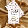Blank Gift Certificate Scratch Off Cards, Scratch to Win Cards for Wedding, Bridal, Baby Shower Favors Games, Birthday, Small Business, Coupon Cards. view 2