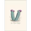 Earth Sky + Water - Cacti Notecard Set I - 8 Blank Cards with Envelopes view 2
