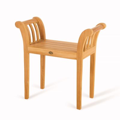 Arb Teak & Specialties Empire Backless Bench-Stool with Handles