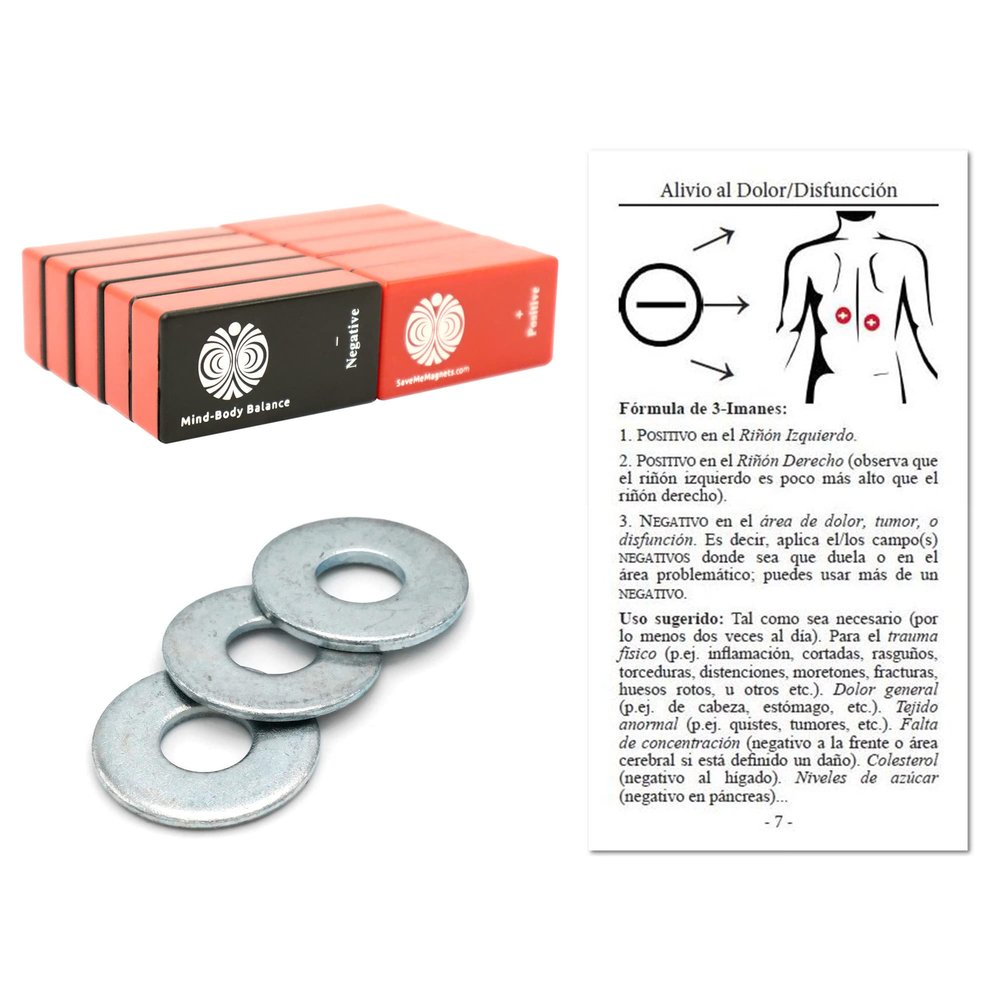SaveMeMagnets - Kit de Bienestarde Biomagnetismo | 10 Imanes Grado Teraputico y Gua Ilustrada | Autocuidado con Imanes [Bienestar y Equilibrio] | Herramientas magnticas para Energa y Alineacin