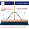 1-Pack - 36" Heavy Duty Outdoor Push Broom with 60" Handle. Ideal for Asphalt, Concrete & Heavy Debris. Durable American Made Steel Brackets-Stainless Steel Hardware. No Plastic. 100% USA Made view 4
