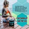 Klean Freak Body Wipes - for Face and Body, No Water, Wipe Away Sweat and Odor, Large Textured, Travel, Gym, Camping and More, 120 Cnt Jug (Peppermint) view 3