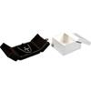 Pendant Snap Lid Gift Box Black Faux Leather 5 5/8" view 1