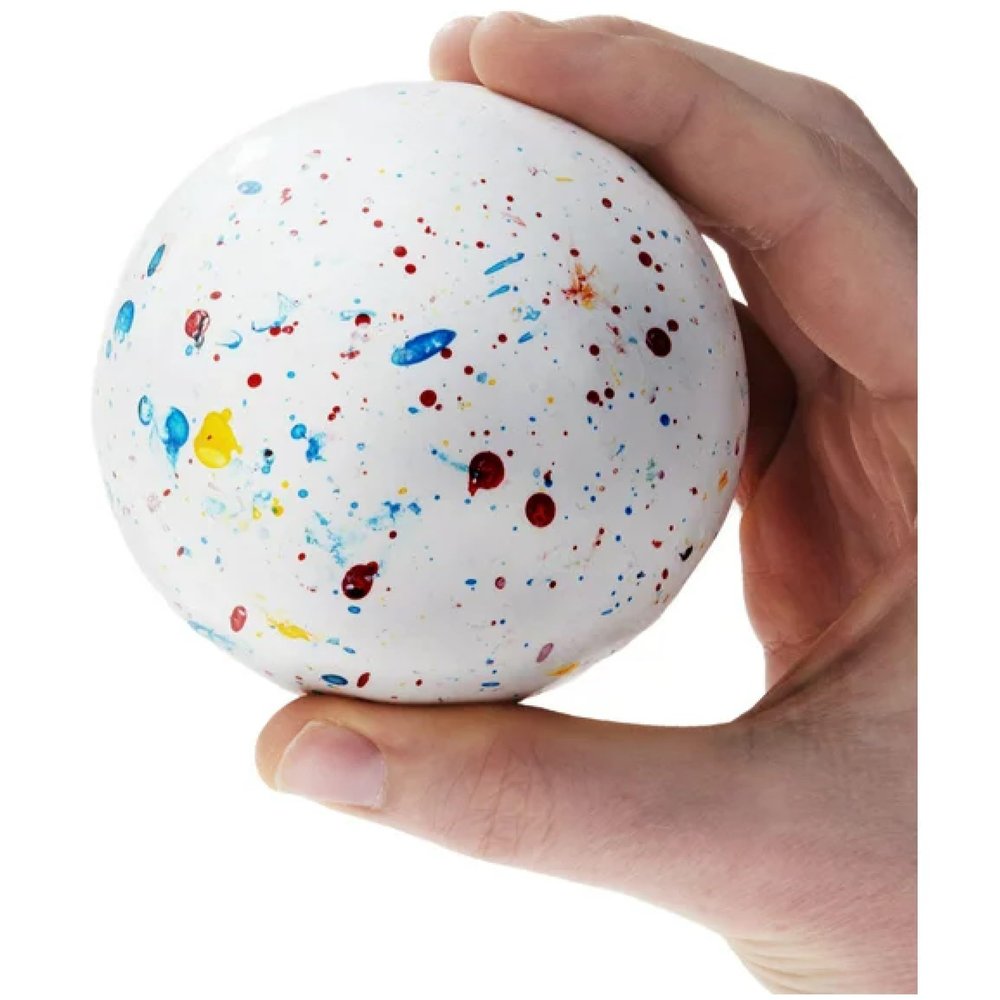 The World Famous Classic Giant Jawbreaker Candy | Mega Bruiser | 3 3/8" | Jumbo Jawbreakers Sucker Candy - Ideal Holiday Gift