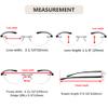 Eyekepper 4-pack Rimless Reading Glasses Women Men Half Moon Readers +0.50 view 3
