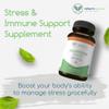 Adaptogen Immune, Adaptogens Supplements, Ashwagandha Supplements with Siberian Ginseng, Astragalus Root, and More - Promotes Healthy Body Functioning - Stress Relief Supplement, 120 Capsules view 2