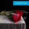 JOYIT 110 ft Cellophane Wrap Roll (35 in x 110 ft) - 3 Mil Thickness, Clear Bags, Wrapping Paper for Flower Gift Baskets (35" fold into 17.5") view 4