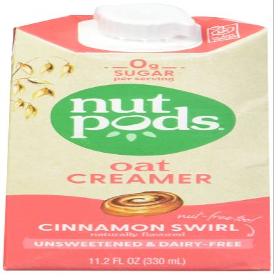 Nutpods Unsweetened Cinnamon & Coconut Cinnamon Swirl Creamer 11.2 FO