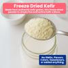 Authentic Kefir Starter | Freeze Dried Kefir Culture to Easily Make Real Kefir at Home | 2.1 Billion CFU/mL & Enhanced Calcium | Makes up to 12 Quarts of Probiotic Yogurt view 3