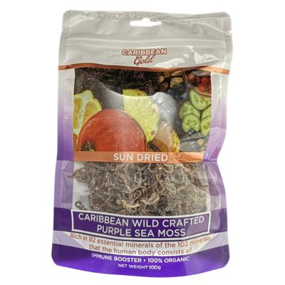 Caribbean Wild Crafted Purple Sea Moss (Purple)