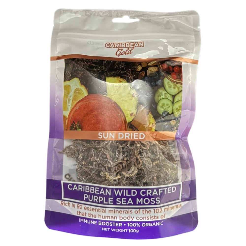 Caribbean Wild Crafted Purple Sea Moss (Purple)