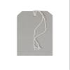 K-Kraft Gift Tags with String Options (#5 = 4.75 x 2.375 inches, PRE-Strung Gray) view 1